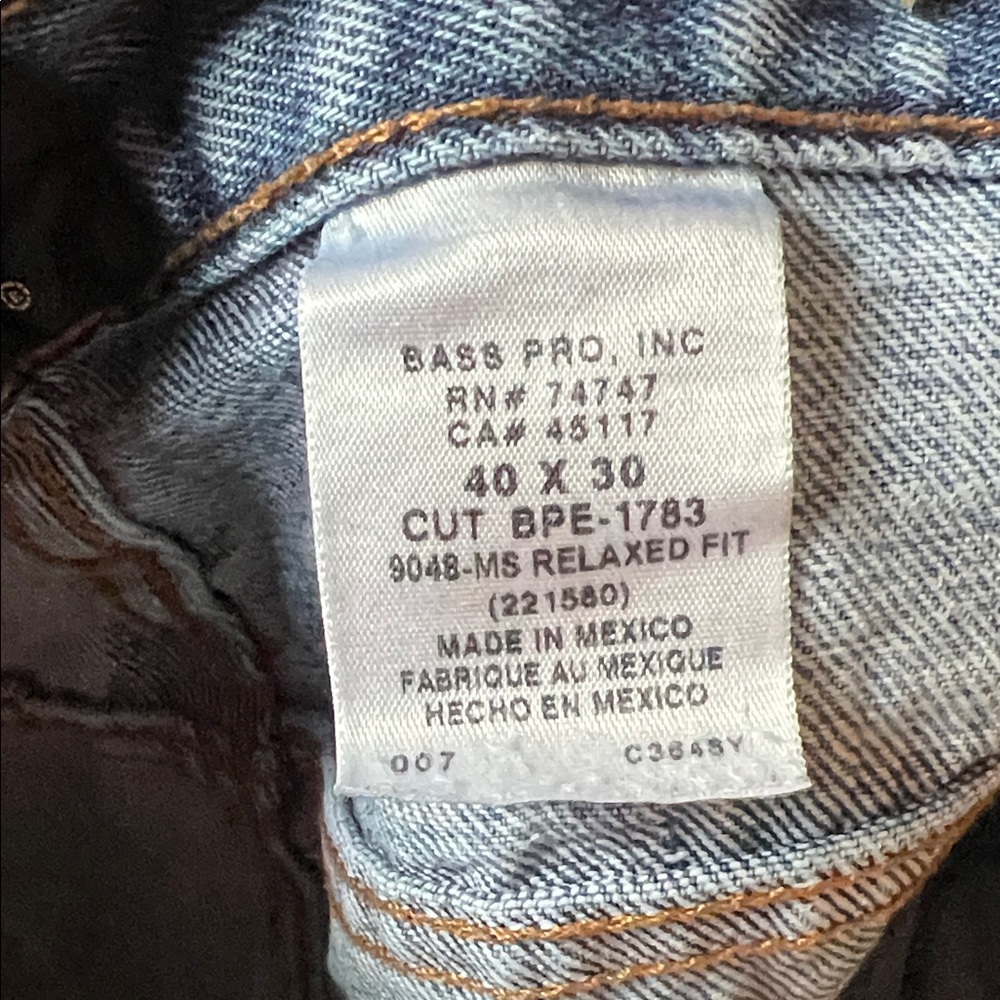 Red Head Relaxed Fit Blue Denim Jeans 40 x 30 Medium Wash - Picture 5 of 5